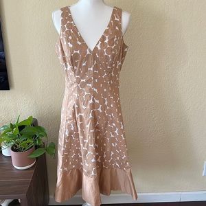 Vintage 90s y2k Nine West Polka Dot Midi fit and flare Dress